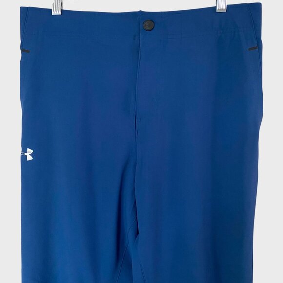 Under Armour Performance Stretch Golf Pants Blue Men's Large Athletic Activewear - Picture 4 of 9